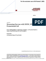Measuring Success With MMM, MTA, and Promotional Lift