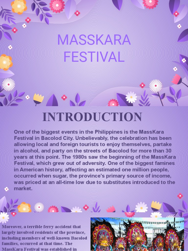Masskara Festival PDF
