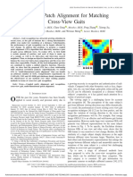 Coupled Patch Alignment For Matching Cross-View Gaits