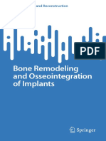 Bone Remodeling and Osseointegration of Implants