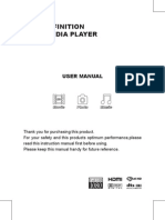 HD Media Player User Manual