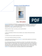 Illuminax Glutathione Capsules for Skin | PDF | Glutathione | Antioxidant