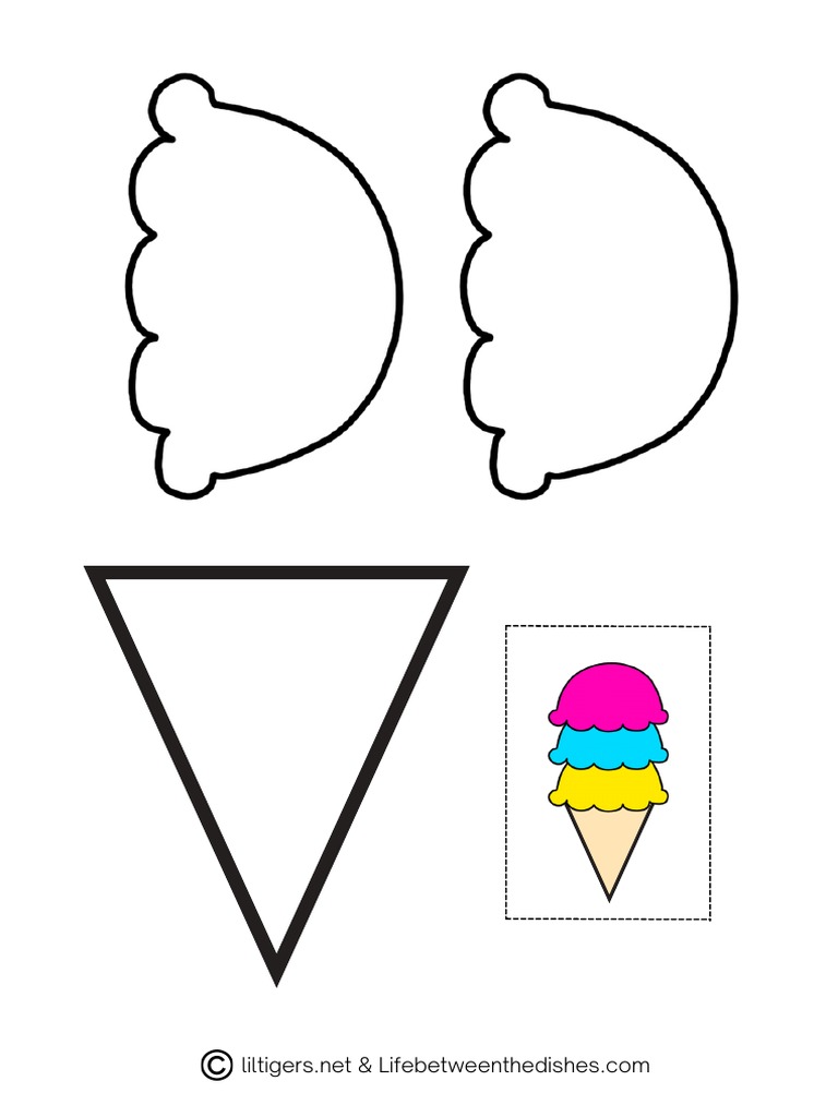 Ice Cream Templates PDF