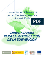 Orientaciones Justificacion Subvencion Pfae-Gj 2019