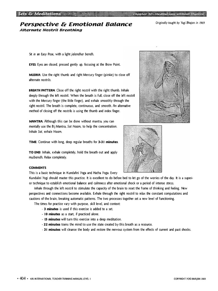 Perspective and Emotional Balance | PDF