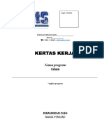 Template Kertas Kerja Hari Sukan