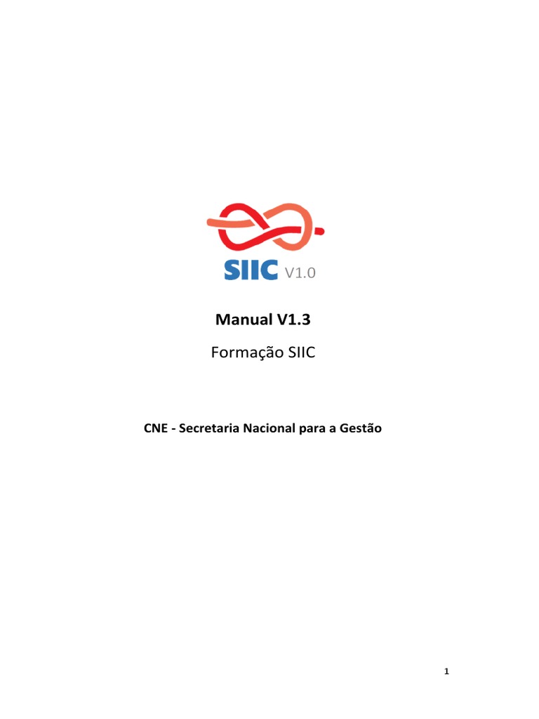 Manual de Formação SIIC V1.3 | PDF | Orçamento | Árvores