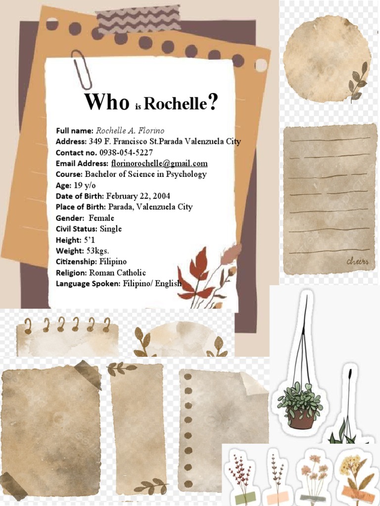 Who Is Rochelle | PDF