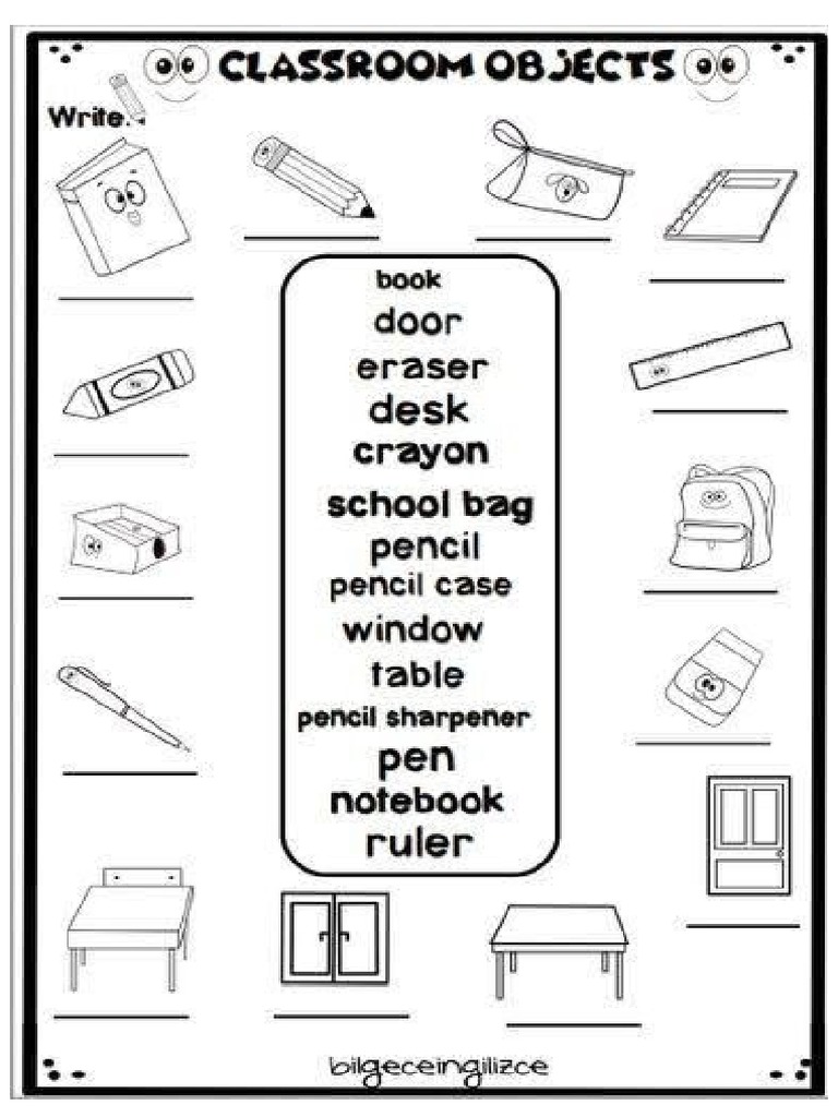 Worksheet English For Year 4 PDF