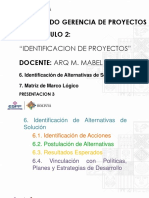 Presentacion DGP - V18 M2 IDENTIFICACION DE PROYECTOSEMAS 6-7 PRESENTACION 3