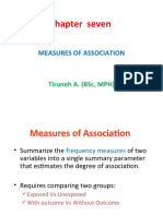 Measure of Association.