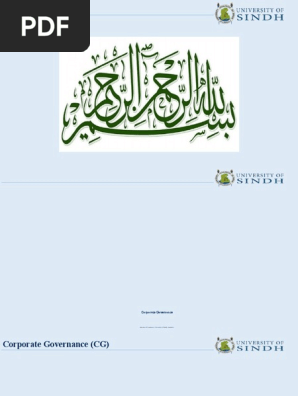 International Corporate Governance