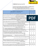 Crane Operation Pre-Lift Checklist ENI