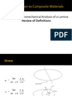 Introduction To Composite Materials: Chapter 2 Macromechanical Analysis of A Lamina