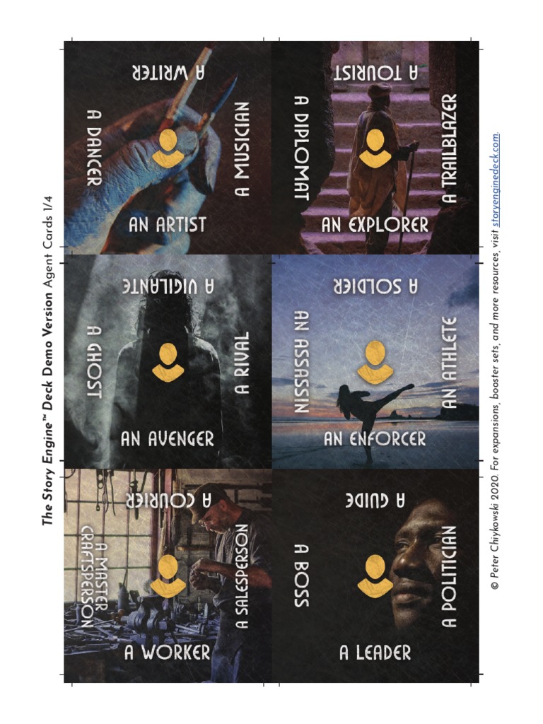 The Story Engine Deck Cards Download Free PDF Sports Consumer Goods