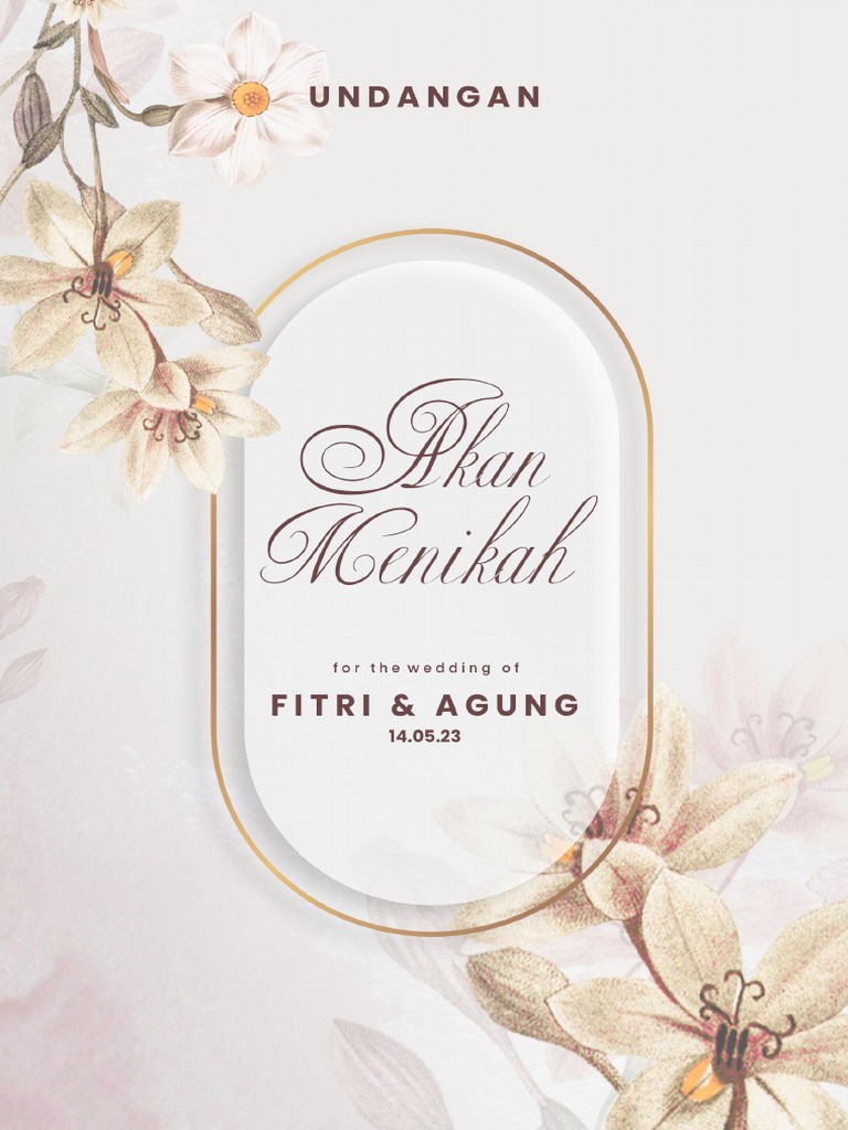 CONTOH UNDANGAN DIGITAL | PDF