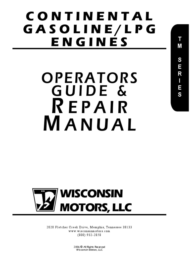 continental engine manual PDF