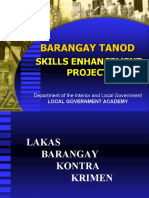 1 - Barangay Skills Enhancement Project