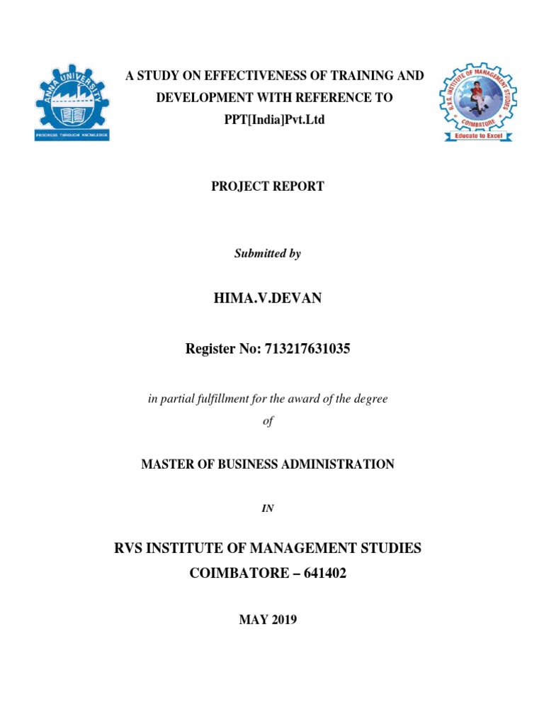 Sample Project HR | PDF | Methodology | Employment