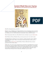 Acatistul Sfântului Sfințit Mucenic Ciprian