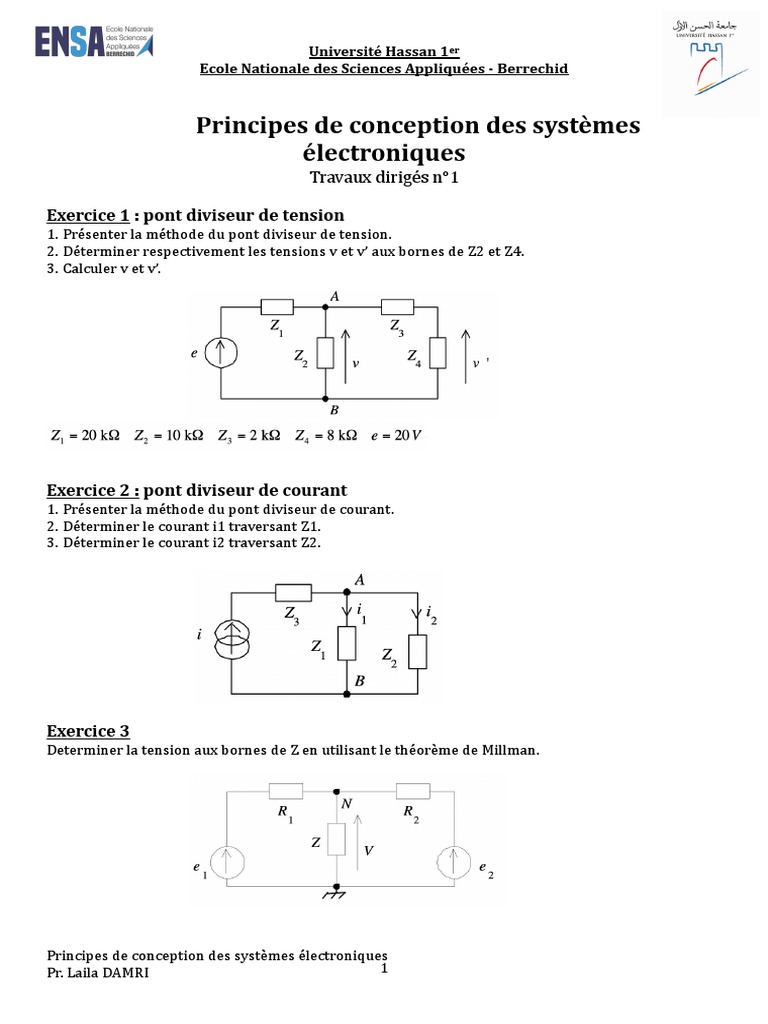 Systèmes électroniques conjugués pdf