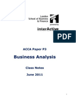 Acca p3 Notes