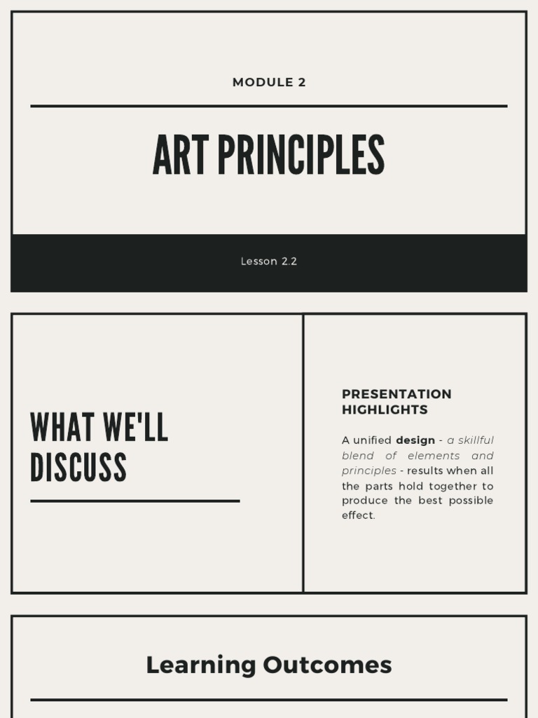 Principles of Art in Photography | PDF | Composition (Visual Arts) | Vision