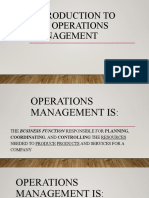 Operations Management