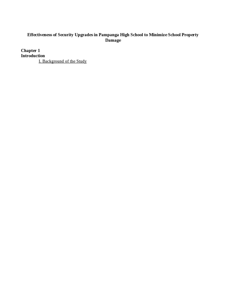 research paper chapter 1 sample pdf