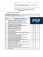 Especificaciones Técnicas Pac-672