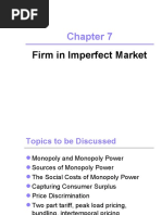 Chapter 9 - Monopoly Pricing With Market Power