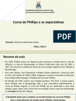 Aula 4 - Curva de Phillips, Inflação e As Expectativas