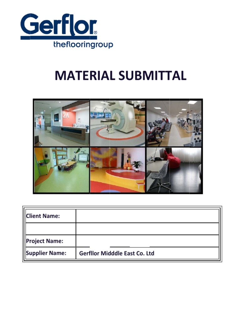 Material Submittal Mactile | PDF
