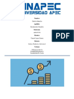 Tarea 1 - de Costos, Producto y Servicios