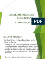 Analisis Regresi Sederhana - 2