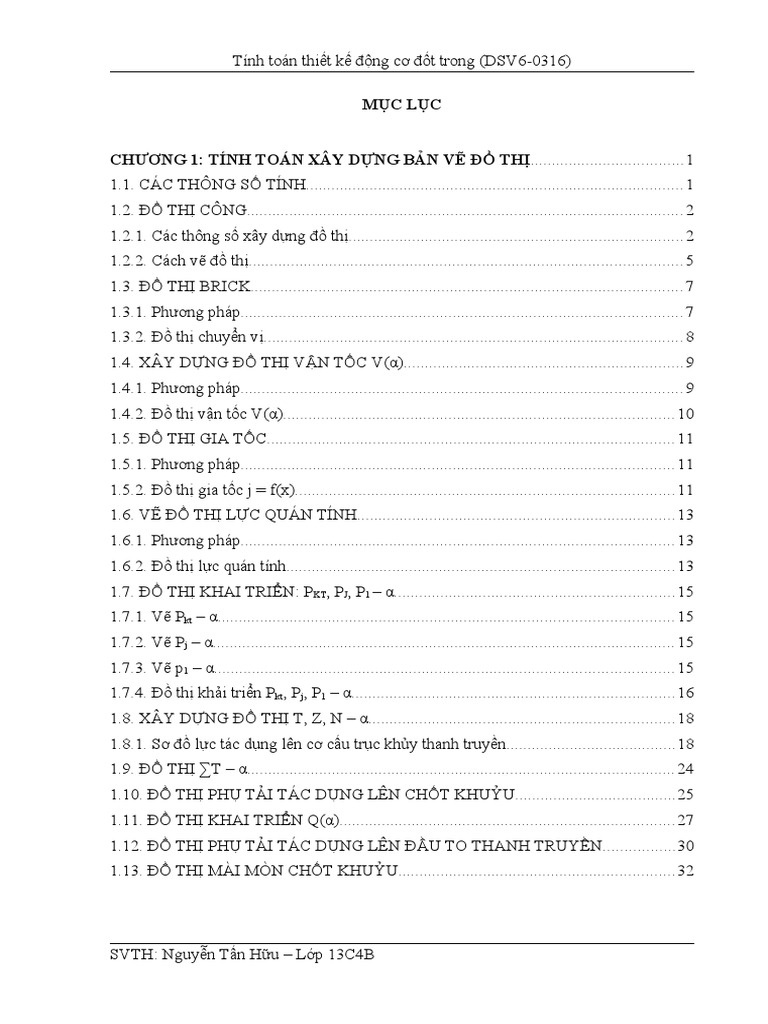 Do Án Đông Cơ Đot Trong | PDF