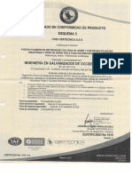 CERTIFICADO CAL POSTES FV 14x750