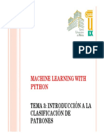 TEMA 3-Introduccion A La Clasificacion de Patrones