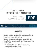 Accounting The Purpose of Accounting: Michał Suchanek Keifpt, University of Gdańsk