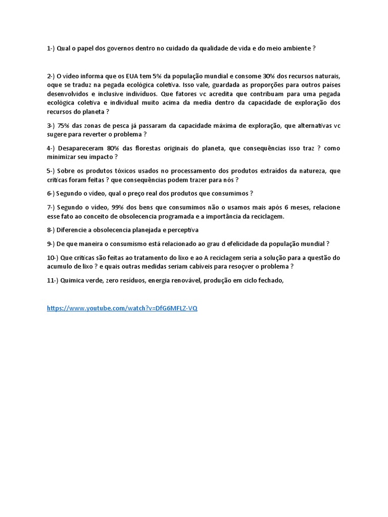 A Historia Das Coisas PDF