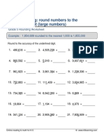 Grade 5 Mixed Rounding Large Numbers F