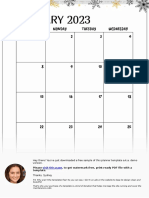 Minimal Monthly Calendar-A4