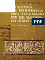 Fuentes para La Hist Del Reino de Chile - Tomo 1