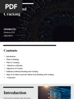 Presentation on Hacking and Cracking