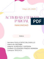 Documento A4 Portada Proyecto Doodles Coloridos Pastel