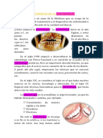 Antecedentes Odontologia