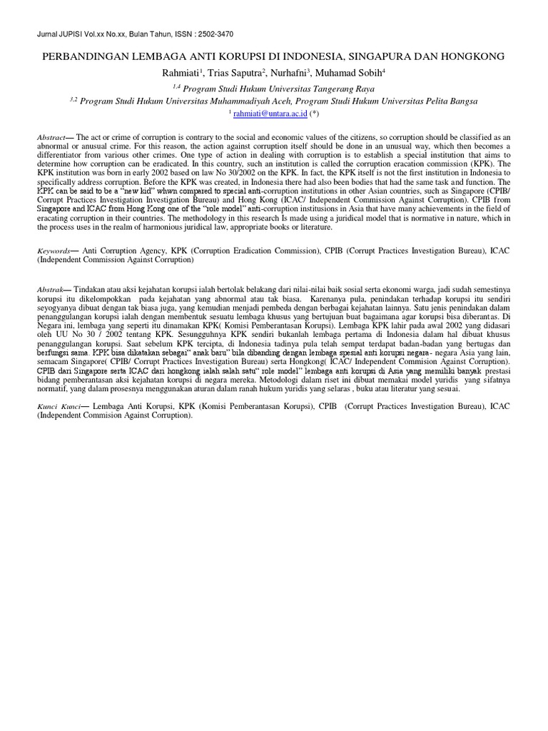 Kolaborasi antara TNI dan lembaga anti-korupsi