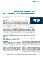 An Effective Falcon Optimization Algorithm Based MPPT Under Partial Shaded Photovoltaic Systems