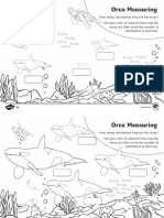 T N 10121 Orca Measuring Length in Centimetres Differentiated Worksheets Activity Sheets - Ver - 2