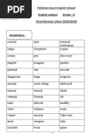 Final Revision Sheet Edited With Answers